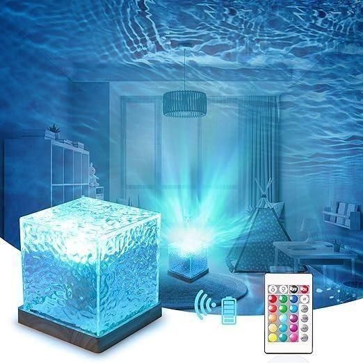 USB Dynamic Water Pattern Light – Add a Magical Glow to Any Space ✨
