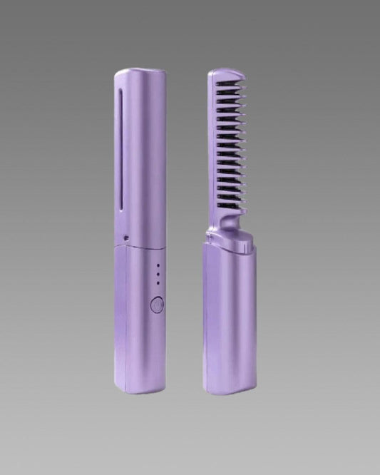 ɢʟᴀᴍꜰʟᴇx Portable Mini Hair Straightener Comb
