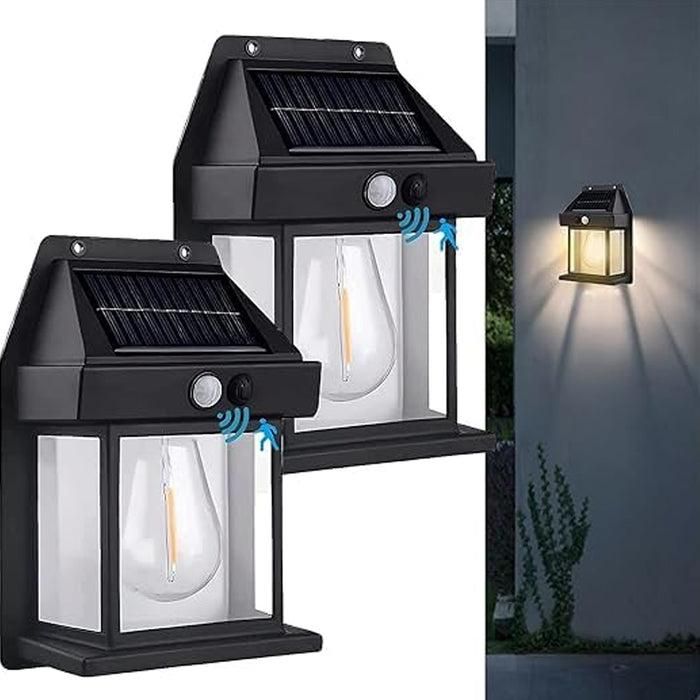 🌤 EcoRay Solar Light Outdoor Wall Light – Smart, Stylish &amp; Energy Efficient