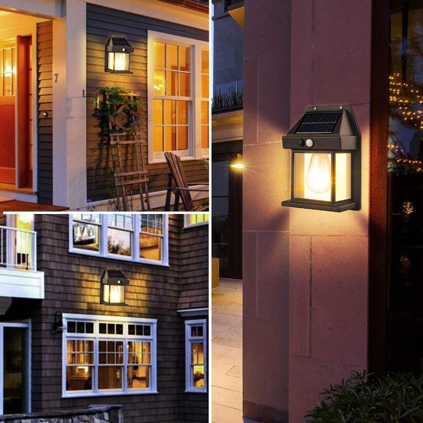 🌤 EcoRay Solar Light Outdoor Wall Light – Smart, Stylish &amp; Energy Efficient