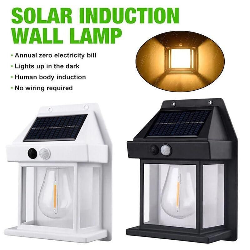 🌤 EcoRay Solar Light Outdoor Wall Light – Smart, Stylish &amp; Energy Efficient