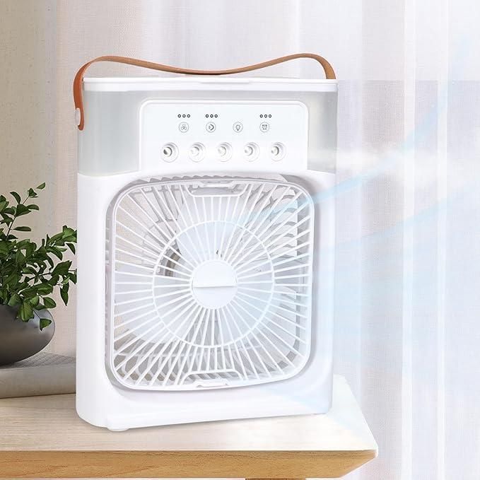 ❄️ Portable Mist Spray Air Cooler Fan – Instant Cooling Anytime!
