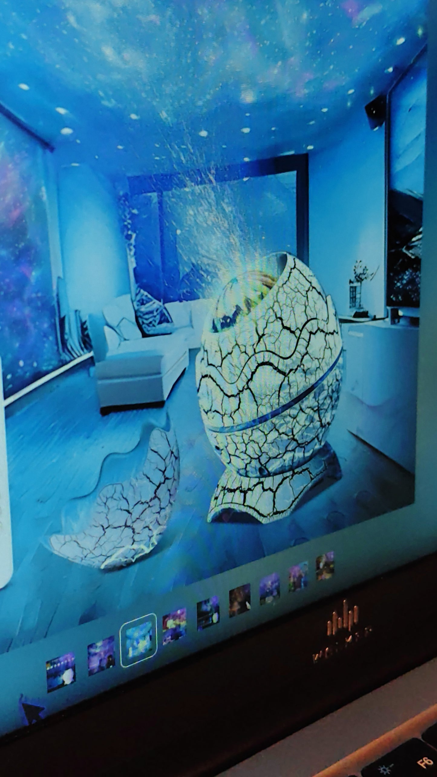 🦖DinoEgg Galaxy Projector  🌌🎵