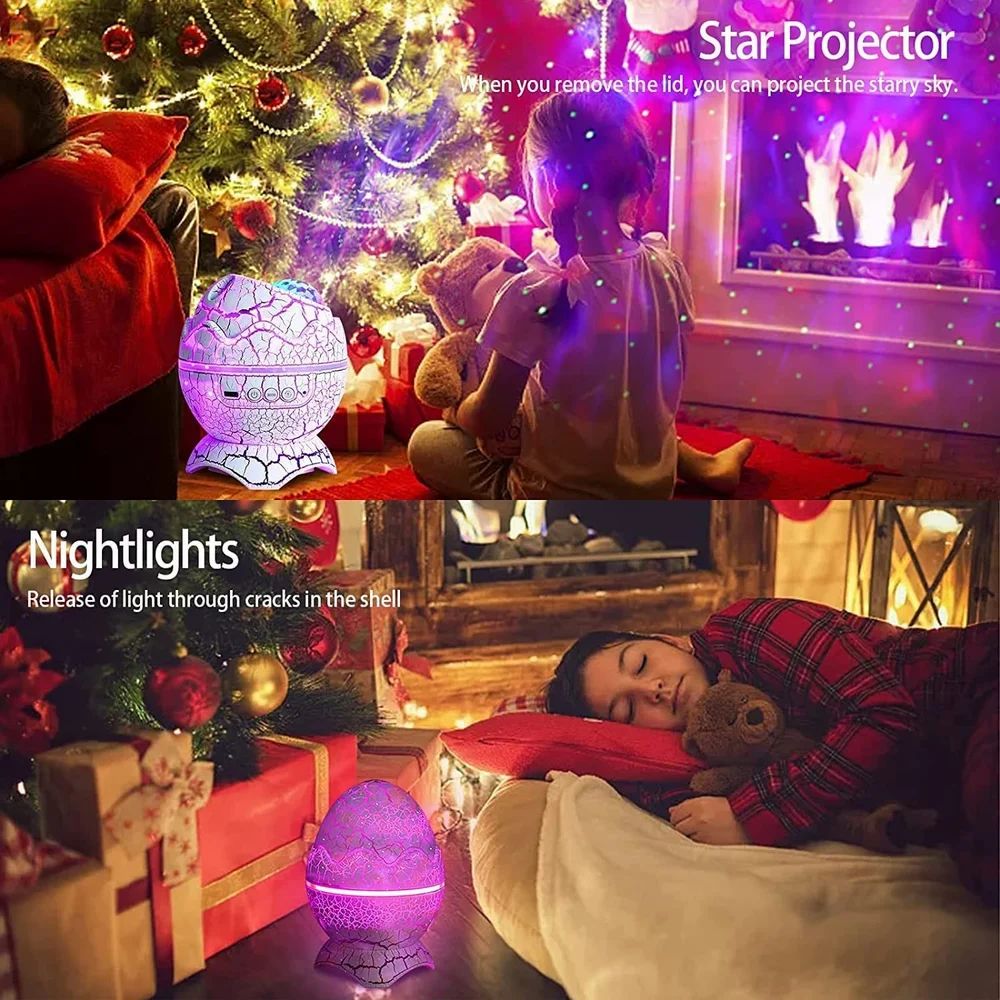 🦖DinoEgg Galaxy Projector  🌌🎵